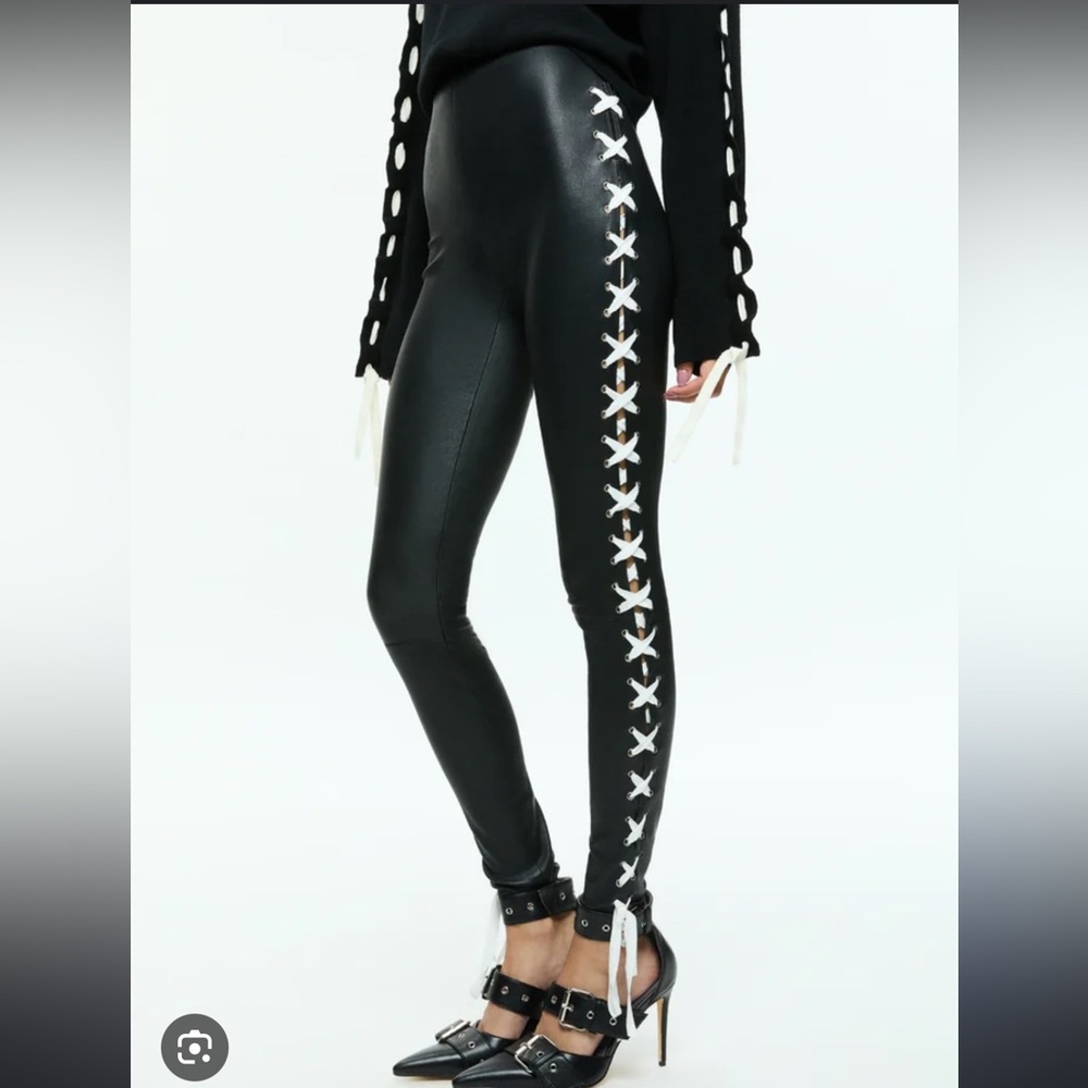 Alice and Olivia like leather pants, new with tags